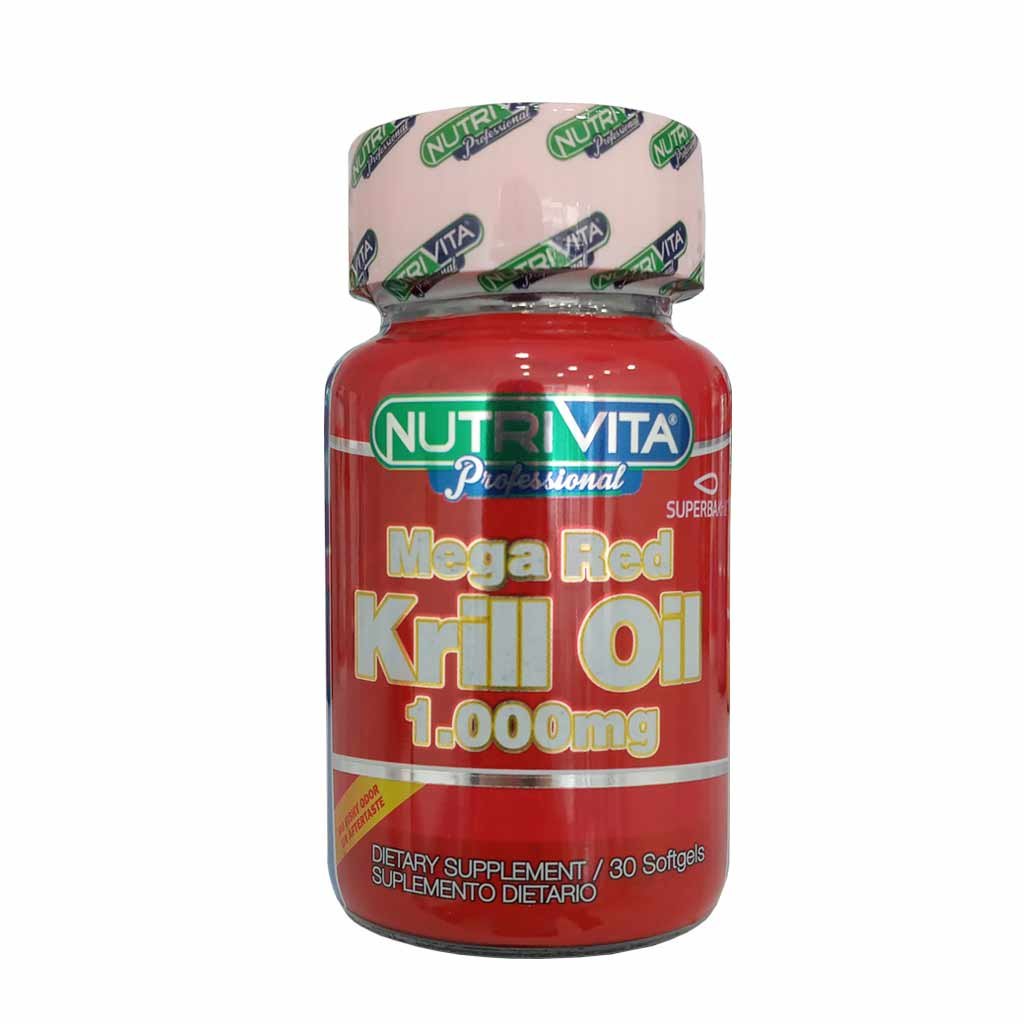 MEGA RED KRILL OIL 1000 MG NUTRIVITA Farmawell