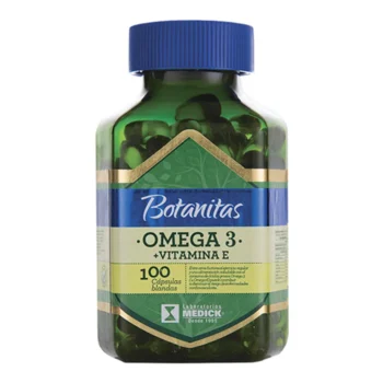 OMEGA 3 + VITAMINA E X 100 CÁPSULAS BLANDAS BOTANITAS