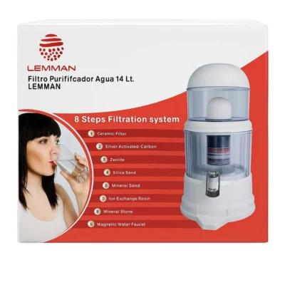 Filtro purificador de agua 14 litros Lemman