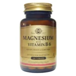 MAGNESIUM WITH VITAMIN B6 100 TABLETAS SOLGAR