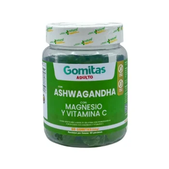GOMITAS CON ASHWAGANDHA, MAGNESIO Y VITAMINA C X 60