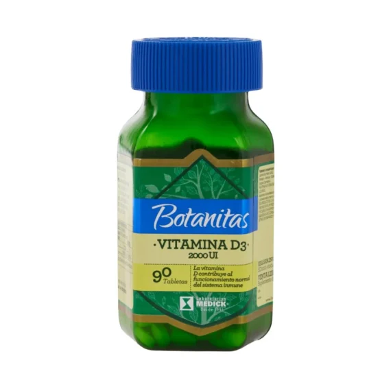 VITAMINA D3 90 TABLETAS BOTANITAS
