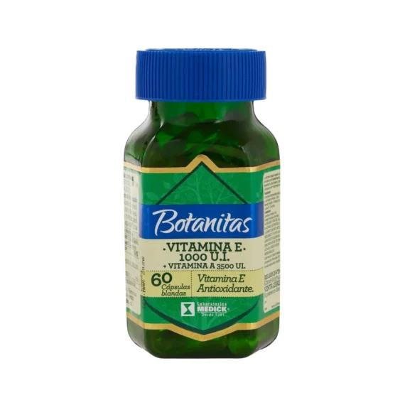 VITAMINA E CON VITAMINA A 60 CAPSULAS BOTANITAS