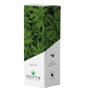 Óleo corporal HEPTA hidratante antioxidante 120ml hecho en Colombia