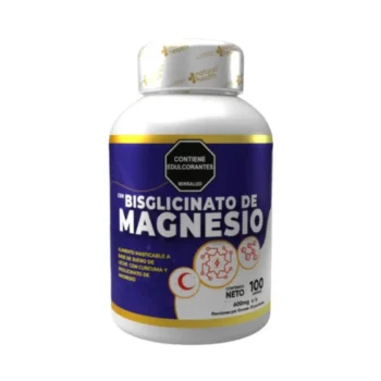 Alimento en discos de Bisglicinato y Citrato de Magnesio con Cúrcuma de Natural Health