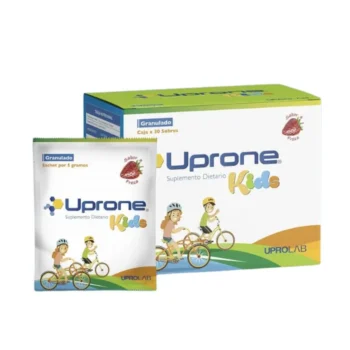 Suplemento infantil Uprone Kids granulado con Vitamina C para el sistema inmunitario