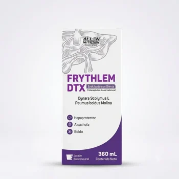 Caja de Frythlem DTX jarabe solucion oral 360 mL con alcachofa y boldo